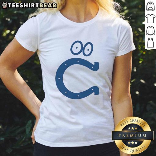 Funny Indianapolis Colts logo ladies tee featuring a playful design, perfect for female fans of the team.