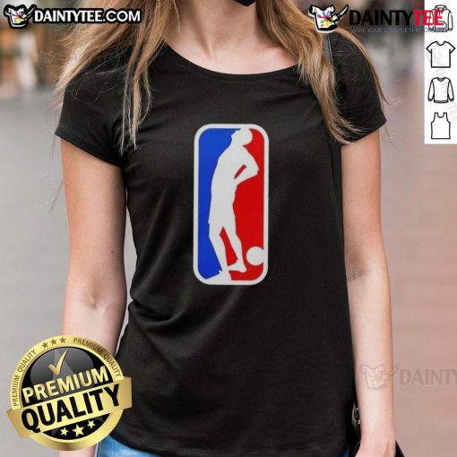 Funny LBA logo on a stylish ladies tee, perfect for casual wear and a great gift for humor lovers.