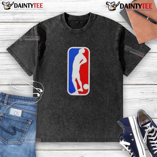 Funny LBA Logo Washed T-Shirt featuring a vibrant design, perfect for casual wear and showcasing your unique style.