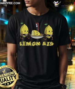 Funny Lemon Aid T-Shirt featuring a quirky lemon graphic and playful text for a humorous, casual look.