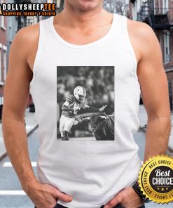 Funny Miami Hurricanes vs South Florida Bulls photo tank top featuring vibrant team logos and playful graphics.