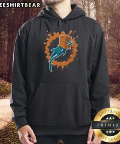 Adorable Funny Paper Bag Dolphin Hoodie with playful design, perfect for casual wear and ocean lovers.