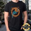 Alt Text: Funny Paper Bag Dolphin T-Shirt featuring a playful dolphin design on a casual tee for ocean lovers and humor fans.