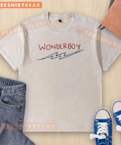 Funny Philadelphia Phillies Wonderboy Washed T-Shirt featuring a humorous design for baseball fans.