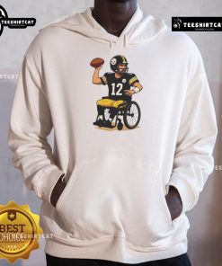 Funny Pittsburgh Steelers NFL hoodie with 'Haters said he couldnt do it' slogan, perfect for fans and humor lovers.