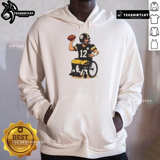 Funny Pittsburgh Steelers NFL hoodie with 'Haters said he couldnt do it' slogan, perfect for fans and humor lovers.
