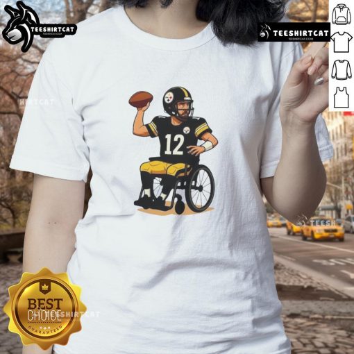 Funny Pittsburgh Steelers NFL Haters tee for ladies, showcasing humor and team spirit in stylish apparel.