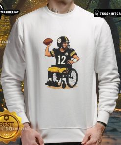 Funny Pittsburgh Steelers NFL Haters sweatshirt featuring bold text and a playful design for football fans.