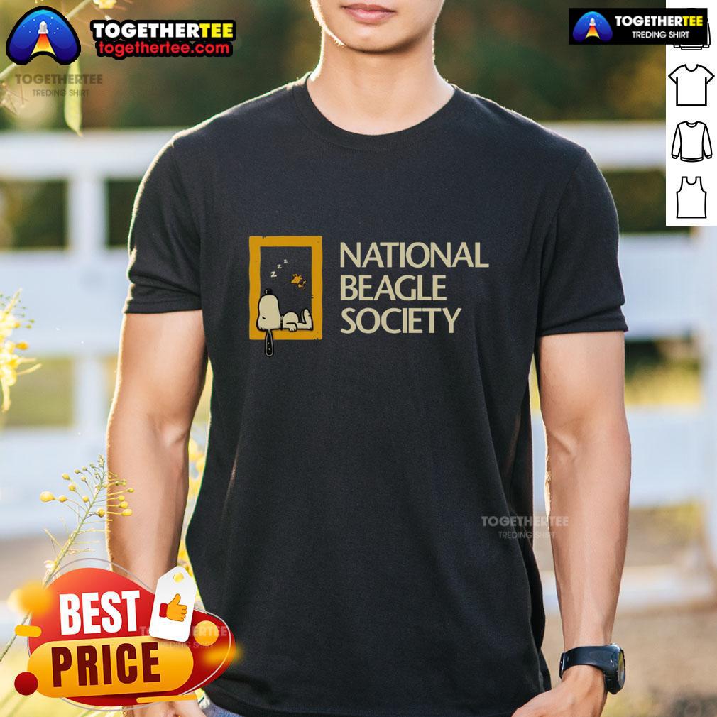 Funny Snoopy National Beagle Society T Shirt Funny Snoopy National Beagle Society T-Shirt featuring a playful design perfect for beagle lovers and fans of Snoopy.
