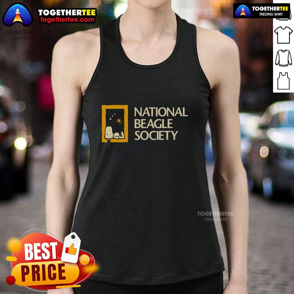 Funny Snoopy National Beagle Society Tank Top Funny Snoopy National Beagle Society tank top featuring a playful design perfect for dog lovers and casual wear.
