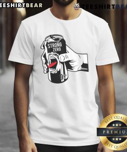 Funny Strong Zero Beer Can Japanese Alcohol T-Shirt featuring a vibrant graphic design of the iconic beverage can.