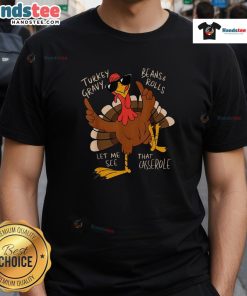 Funny Thanksgiving Turkey Let Me See That Casserole T-Shirt featuring a quirky turkey graphic for festive humor.