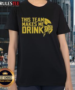 Funny Minnesota Vikings logo ladies tee showcasing humor for fans who love their team and enjoy a good laugh.