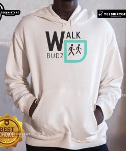 Funny Walk Budz logo hoodie featuring a playful design, perfect for casual wear and showcasing a unique sense of humor.