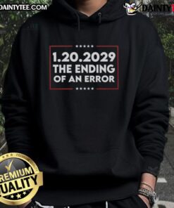 Good 1.20.2029 The Ending Of An Error Hoodie featuring a stylish design and vibrant colors for trendy streetwear.