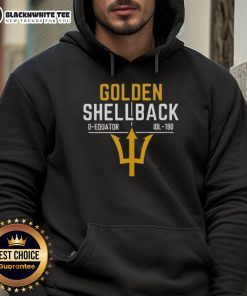 Good 250th Anniversary Golden Shellback Hoodie featuring a vibrant design celebrating maritime heritage.