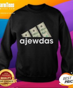 Alt Text: Good Ajewdas Money Dollars logo sweatshirt featuring a stylish design, perfect for casual wear and fashion enthusiasts.