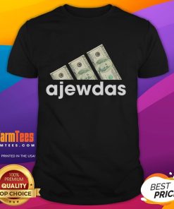 Good Ajewdas Money Dollars logo t-shirt featuring a bold graphic design and vibrant colors, perfect for casual wear.