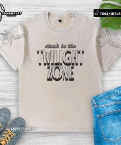 Good Ariana Grande Twilight Zone washed t-shirt featuring a vibrant graphic design and relaxed fit for casual wear.