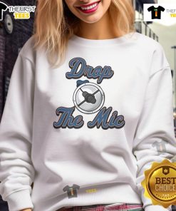 Good Athlete Drop The Mic Sports Sweatshirt in vibrant colors, perfect for workouts and casual athletic wear.