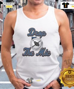 Good Athlete Drop The Mic Sports Tank Top in vibrant colors, perfect for workouts and casual wear. Stylish and comfortable.