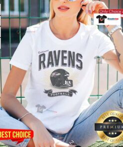 Good Baltimore Ravens Historic Prime Play Ladies Tee featuring vibrant team colors and logo for passionate fans.