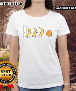 Good Banana Orange Knock Knock Ladies Tee featuring a fun graphic design perfect for casual wear and banana lovers.