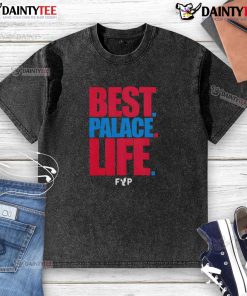 Good Best Palace Life washed t-shirt in soft cotton with vibrant graphic design, perfect for casual wear.
