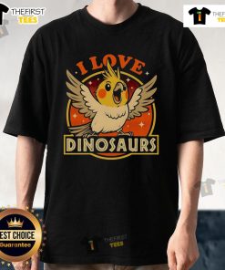 Good Bird Love Dinosaurs T-Shirt featuring colorful dinosaur graphics and a playful design for dino lovers.