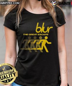 Good Blur The Great Escape Ladies Tee featuring stylish design and comfortable fit for casual wear.