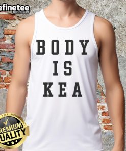 Good Body Is Ke tank top featuring a stylish design, perfect for casual wear and fitness enthusiasts.