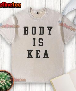 Good Body Is Ke A washed t-shirt featuring a stylish design, perfect for casual wear and comfortable everyday outfits.