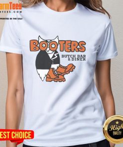 Good Booters Butch Bar and Diner Ladies Tee featuring a stylish graphic design, perfect for casual outings and fans.