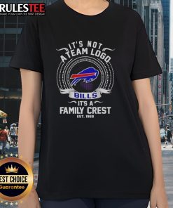Good Buffalo Bills NFL family crest tee for ladies, established 1968, showcasing team spirit and heritage.