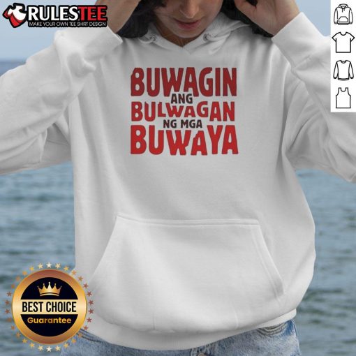 Good Buwagin Bulwagan Ang Ng Mga Buwaya Hoodie featuring a stylish design with crocodile graphics and vibrant colors.