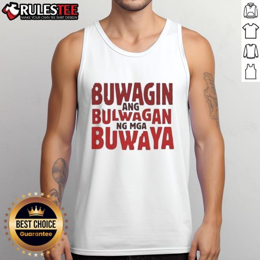 Good Buwagin Bulwagan Ang Ng Mga Buwaya tank top featuring a vibrant crocodile design, perfect for casual wear.