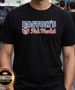 Alt Text: Good Catch Of The Day Cam Eastons Fish Market T-Shirt featuring a vibrant fish graphic and stylish design.