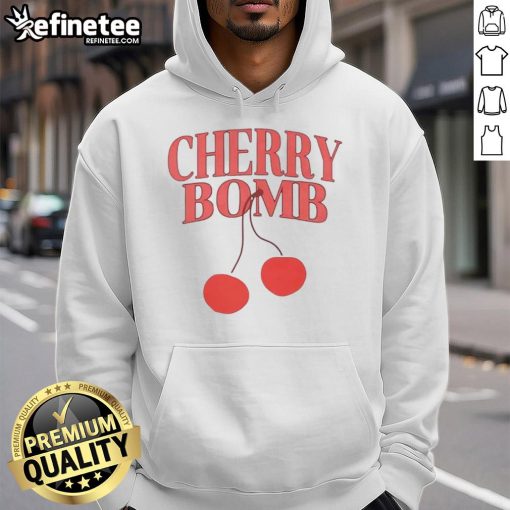 Alt Text: Good Cherry Bomb hoodie with a cherry on top, representing a beautiful life, perfect for casual style.