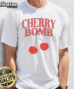 Good Cherry Bomb Cherry On Top Of A Beautiful Life T-Shirt featuring a vibrant cherry graphic on a stylish tee.