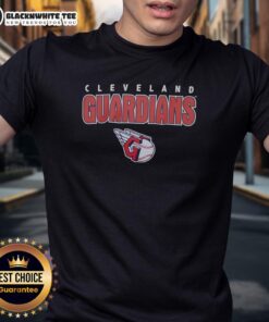 Alt Text: Good Cleveland Guardians Throwback Current T-Shirt featuring retro design and team logo in vibrant colors.