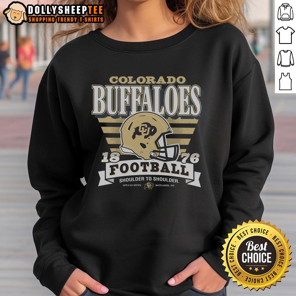 Good Colorado Buffaloes Stripe Splash Sweatshirt Good Colorado Buffaloes Stripe Splash Sweatshirt featuring vibrant colors and a trendy design for fans and athletes.