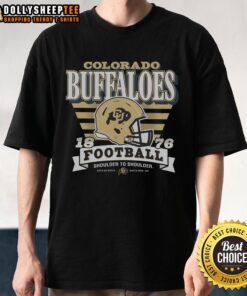 Good Colorado Buffaloes Stripe Splash T-Shirt featuring vibrant stripes and team logo, perfect for fans and casual wear.