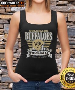 Good Colorado Buffaloes Stripe Splash Tank Top showcasing team colors and logo, perfect for game day or casual wear.