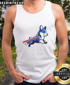 Good Corgi Buffalo Bills football retro style tank top featuring a playful corgi design perfect for game day.