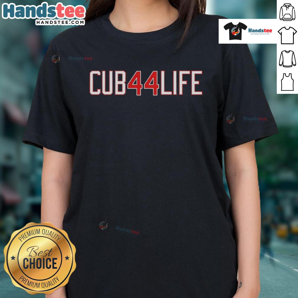 Good Cub44Llife Anthony Rizzo Chicago Cubs Ladies Tee Good CUB44 Life Anthony Rizzo Chicago Cubs ladies tee features stylish design for female fans of the MLB team.