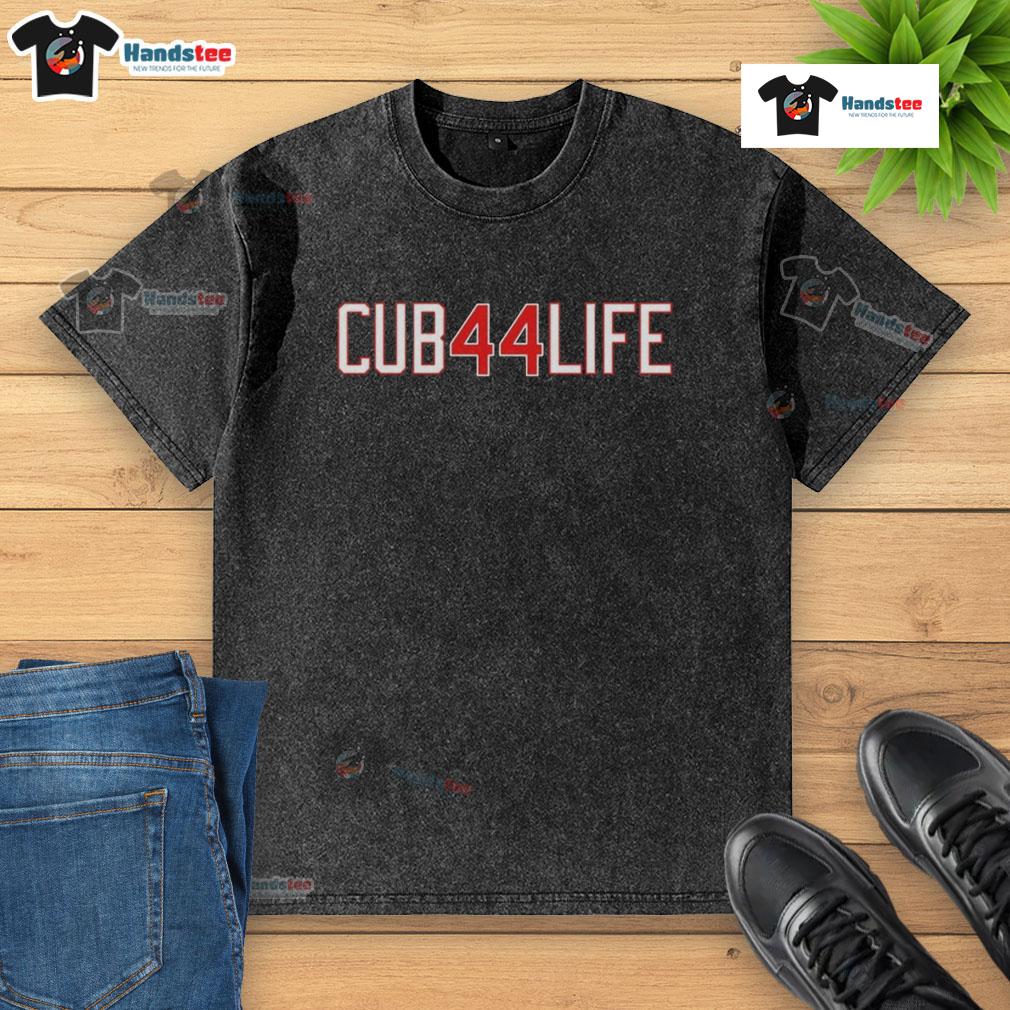 Good Cub44Llife Anthony Rizzo Chicago Cubs Washed T Shirt Anthony Rizzo wearing a Chicago Cubs washed t-shirt, showcasing team spirit and style for fans of the Good CUB44lLIFE collection.