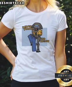 Good D2 Postin Wear Pants Do Crimes ladies tee featuring a fun graphic design on a stylish shirt for women.