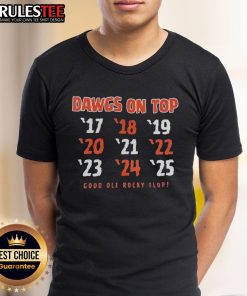 Good Dawgs On Top T-shirt featuring Georgia Bulldogs vs Tennessee Volunteers design, perfect for college football fans.