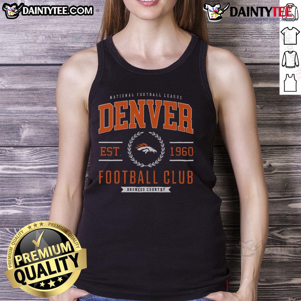 Good Denver Broncos Football Club Tank Top Good Denver Broncos Football Club tank top featuring team colors and logo, perfect for fans and warm weather wear.