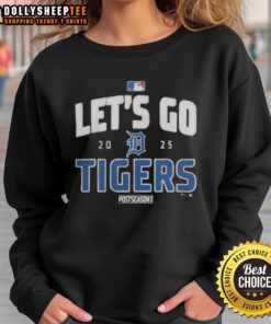 Alt Text: Stylish Good Detroit Tigers Baseball 2025 Postseason sweatshirt, perfect for cheering on the team in comfort.